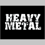 Heavy Metal  čierne teplákové kraťasy s tlačeným logom